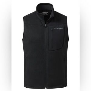 KUIU Men’s Black Sweater Vest, XL